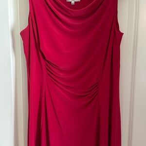 Carmen’s Casual Collection Pink Draped Women's Dress